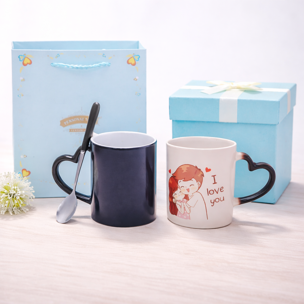 Custom Magic Color Changing Mug — personalised gift from Rivet Crafts Singapore