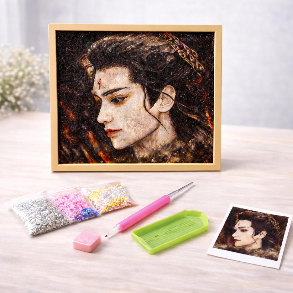Custom 5D Diamond Painting DIY Kit — personalised gift from Rivet Crafts Singapore