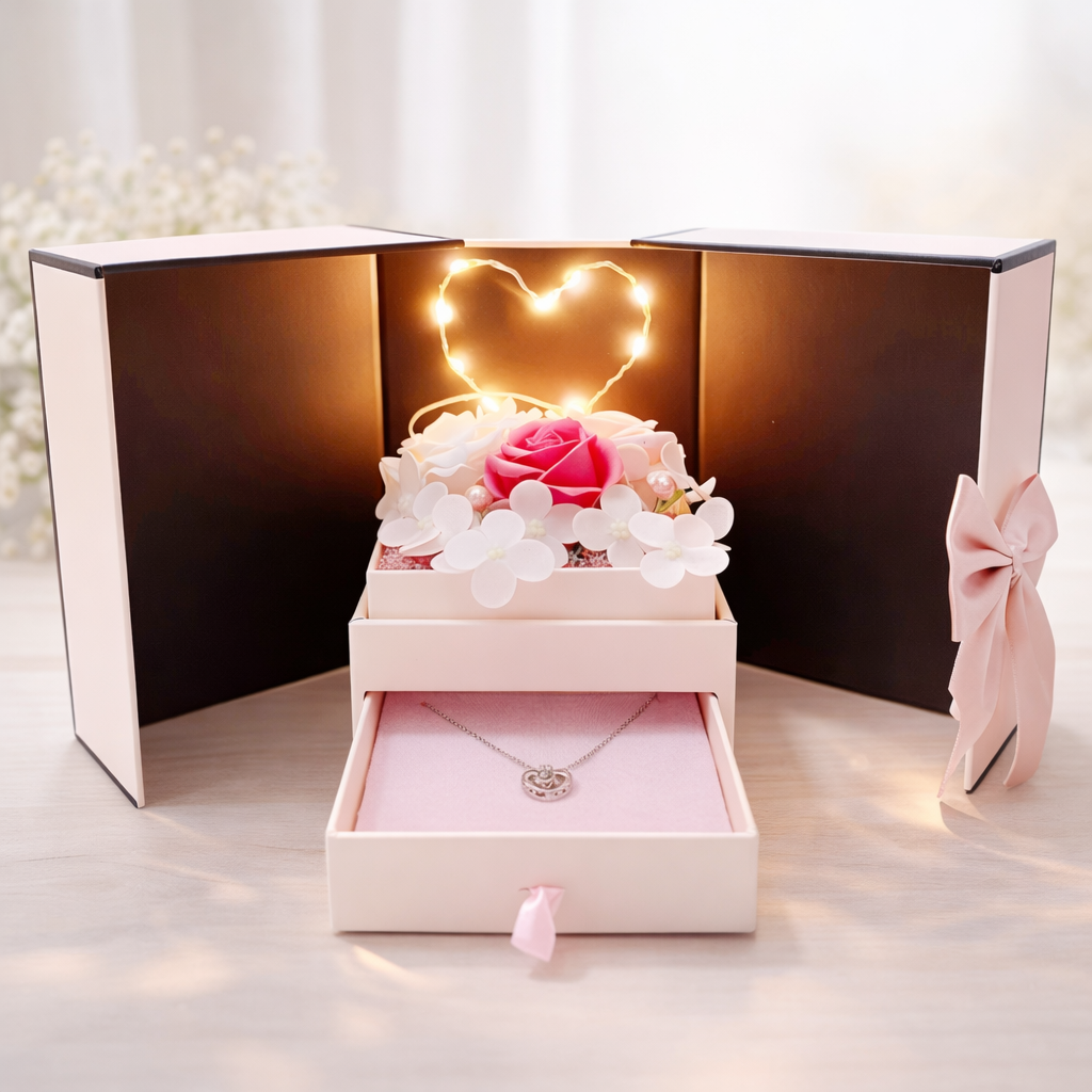Eternity Rose Jewellery Box